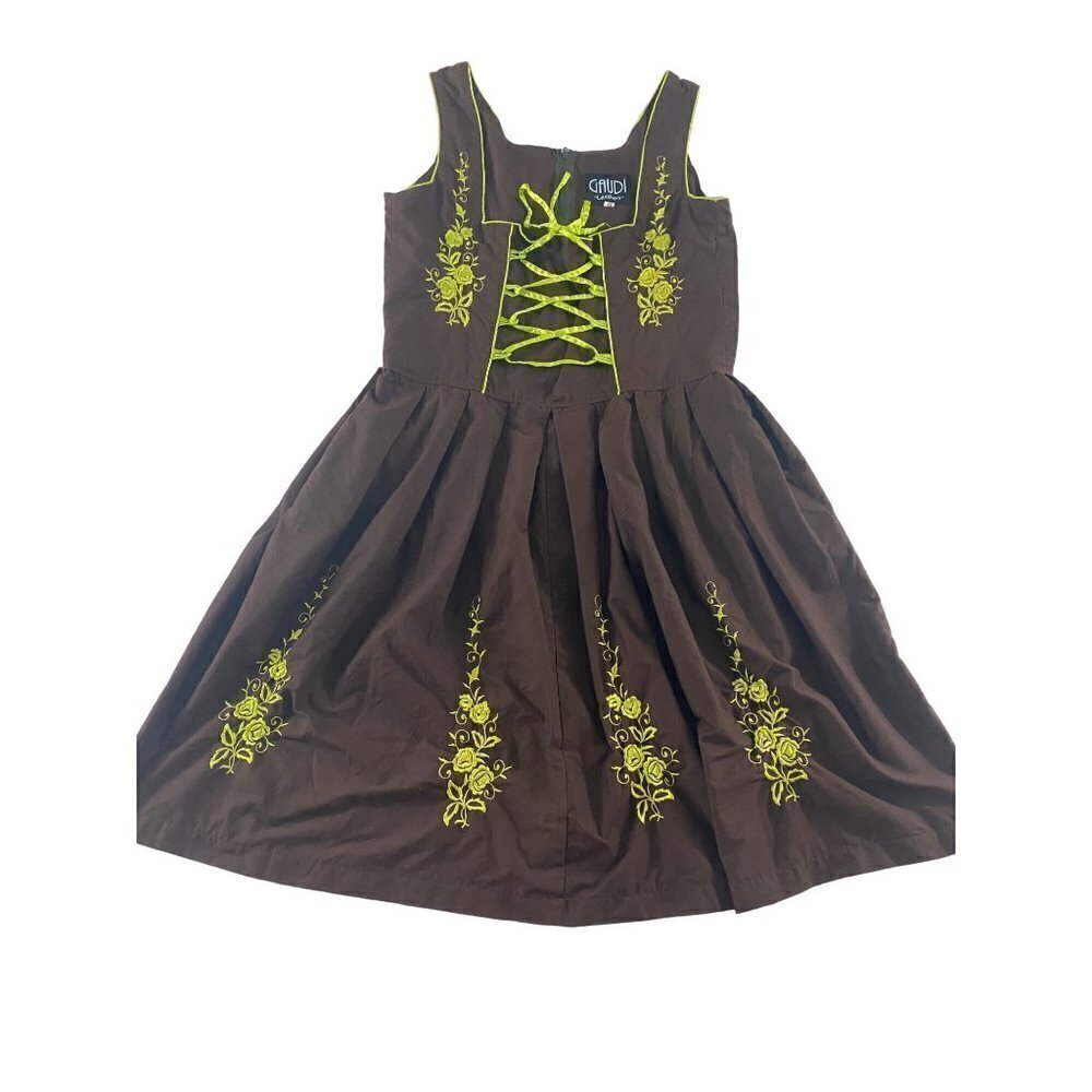 Gaudi Leather's Women's Brown Dirndi German Dress - 46 (US XL)